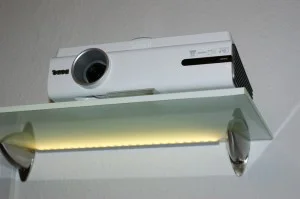 The BenQ 3D projector